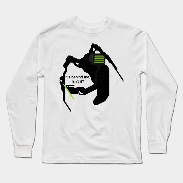 Space Jump Scares Long Sleeve T-Shirt by zody